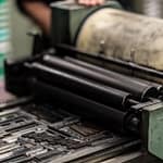 Printing multiple PDF files from console with lp green and black industrial machine